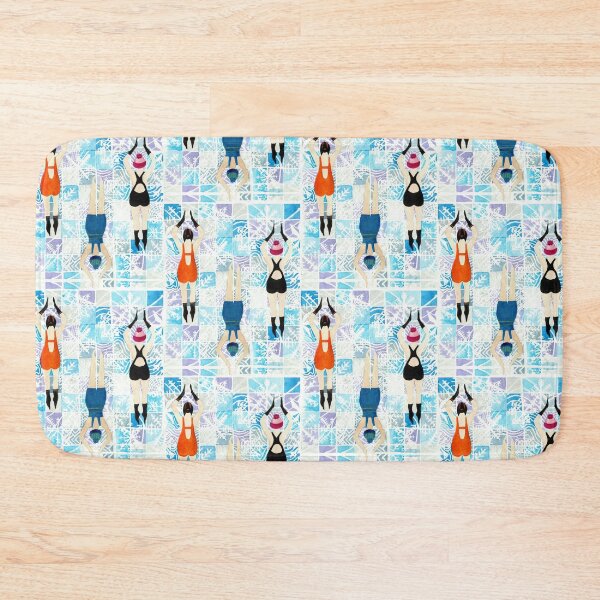 Item preview, Art Deco Wild Swimmers 24 designed and sold by Hayley Holliday.
