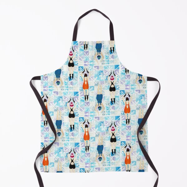 Item preview, Art Deco Wild Swimmers 24 designed and sold by Hayley Holliday.