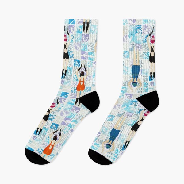 Item preview, Art Deco Wild Swimmers 24 designed and sold by Hayley Holliday.