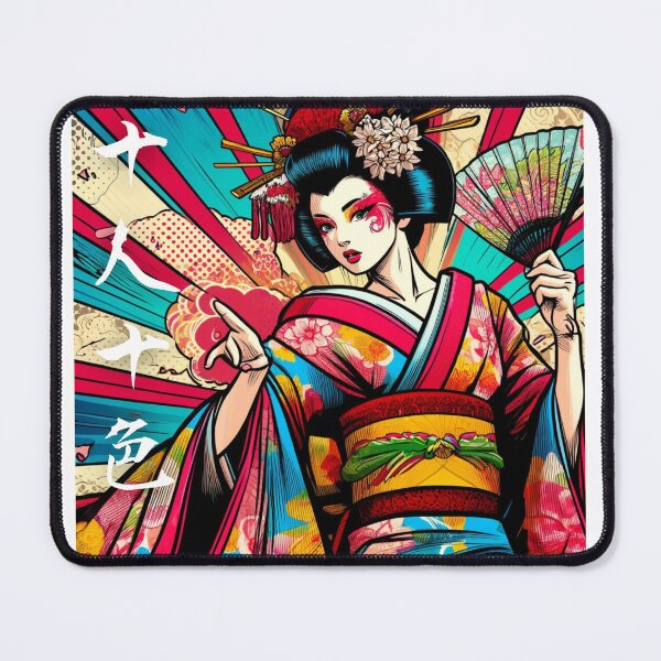 Item preview, Geisha with Four-Character Idiom "Jūnin Toiro" (To Each Their Own) designed and sold by AyaJP.