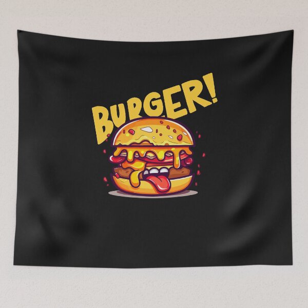 Item preview, Cheesy Monster Burger Craze designed and sold by ArTo-Wear.