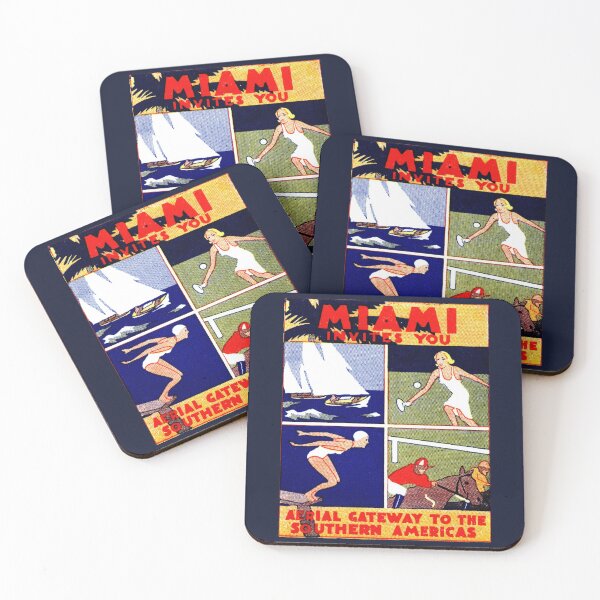 Item preview, 1935 Miami Invites You designed and sold by historicimage.
