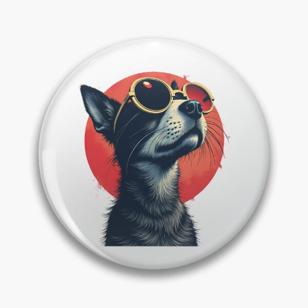 Item preview, Cool Canine Sunset designed and sold by Linework Studio.