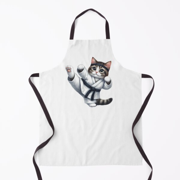 Item preview, Karate Cat | Funny Martial Arts Cat Design designed and sold by MoonMonkeyNbear.