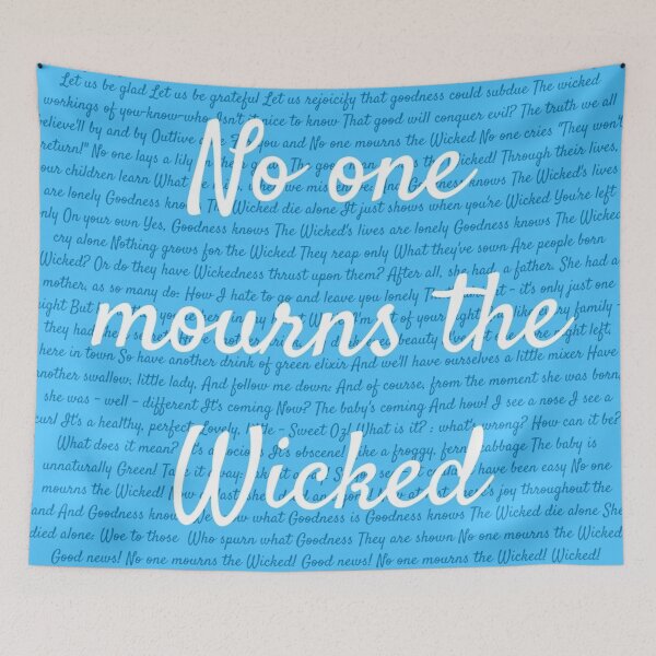 Item preview, No one mourns the wicked designed and sold by DiscoBallDesigns.