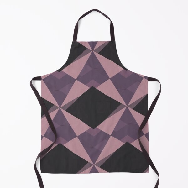 Item preview, Geometric Pattern with Dark-Gray/Black and Light Purplish-Pink Diamonds – 3D Optical Illusion Effect with Subtle Textured Layers designed and sold by marvinismyname.