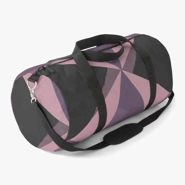 Item preview, Geometric Pattern with Dark-Gray/Black and Light Purplish-Pink Diamonds – 3D Optical Illusion Effect with Subtle Textured Layers designed and sold by marvinismyname.
