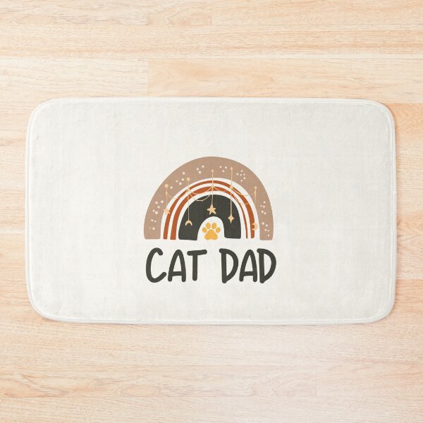 Item preview, Cat Dad - Boho Rainbow - Paw - Cat Dad Gift designed and sold by patternjp.