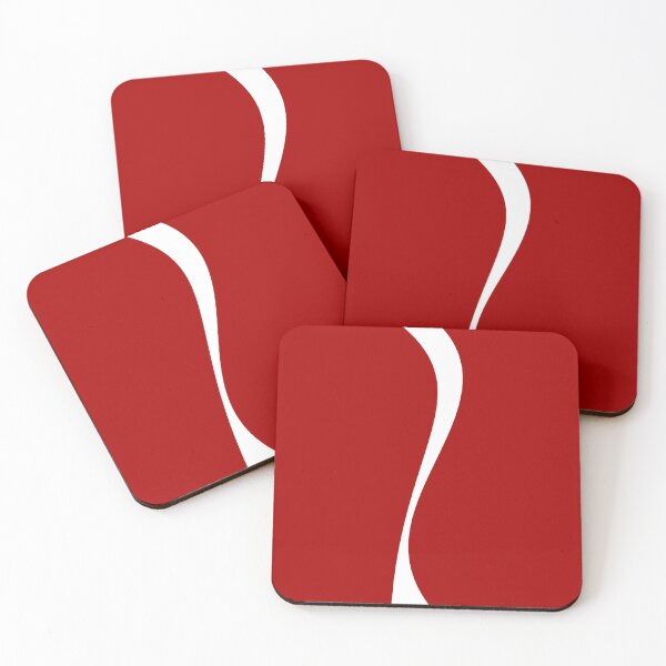 Item preview, Simple Waves 2 in Red and White designed and sold by LAEC-Shop.
