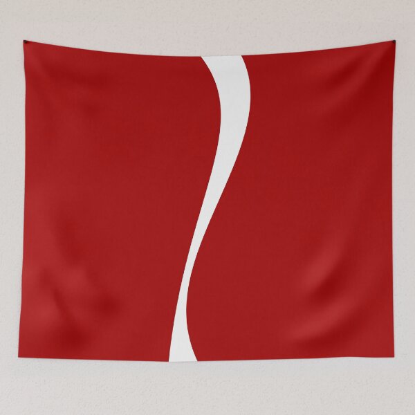 Item preview, Simple Waves 2 in Red and White designed and sold by LAEC-Shop.