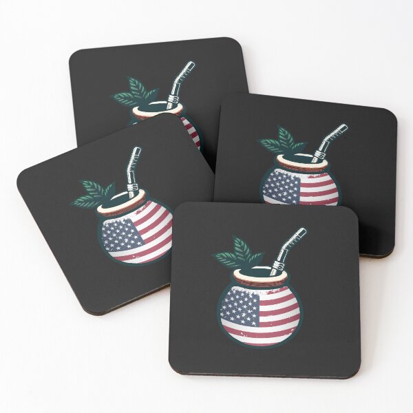 Item preview, Yerba Mate Usa Flag designed and sold by Domiska.