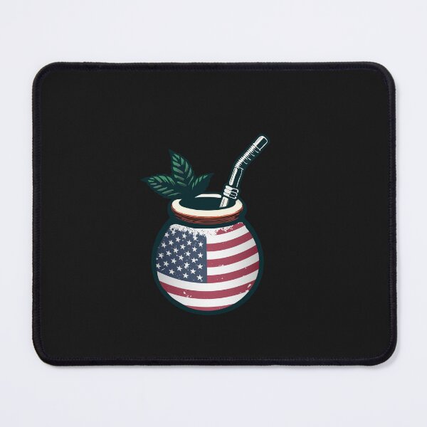 Item preview, Yerba Mate Usa Flag designed and sold by Domiska.