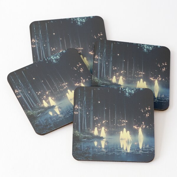 Item preview, Ghostly Glimmers having a meeting at Twilight designed and sold by LonesomeKnight.