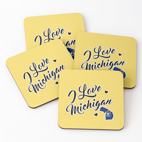 Item preview, I LOVE MICHIGAN designed and sold by Amazing States of America.