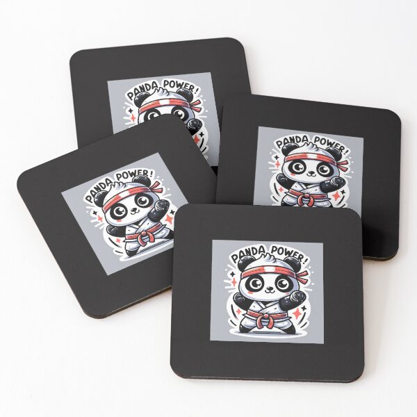 Item preview, Panda Power - Cute Martial Arts Cartoon Panda Illustration designed and sold by ANIARTONLINE.