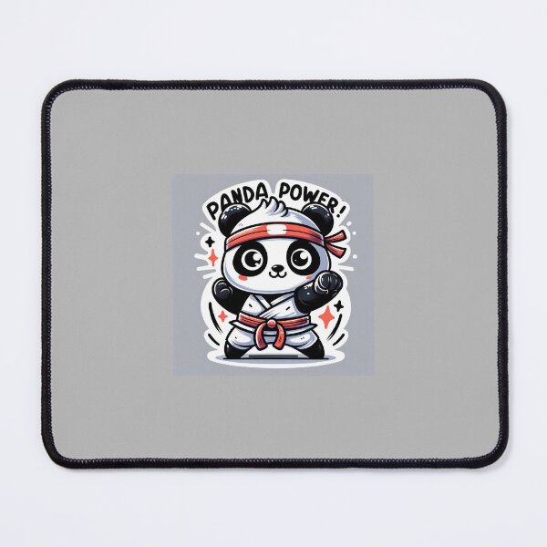 Item preview, Panda Power - Cute Martial Arts Cartoon Panda Illustration designed and sold by ANIARTONLINE.
