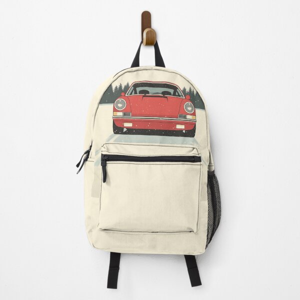 Item preview, Vintage Porsche 911 964 Christmas Winter Snow illustration designed and sold by blackdogshop.