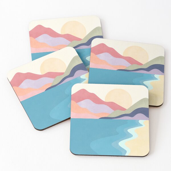 Item preview, Abstract Mountain Ocean designed and sold by maggiemeeds.