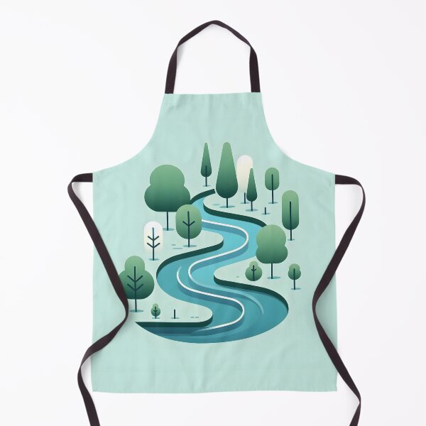Item preview, Abstract river flowing through a forest designed and sold by Rocklights.