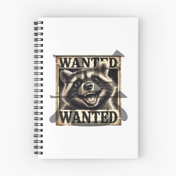 Item preview, Wanted Raccoon with Japanese Kanji "Aku" (Evil)  designed and sold by AyaJP.