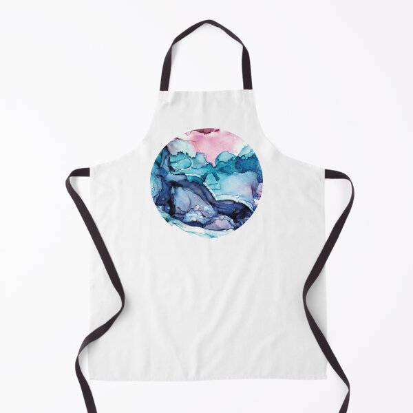 Item preview, Planet HAT-P-12b - Blue Jupiter - abstract fluid art with teal, blue, and pink designed and sold by SChristineBrink.
