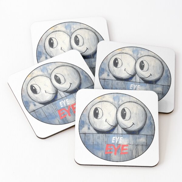 Item preview, "Eye Eye" character design with humour. designed and sold by Shoot-The-Moon.