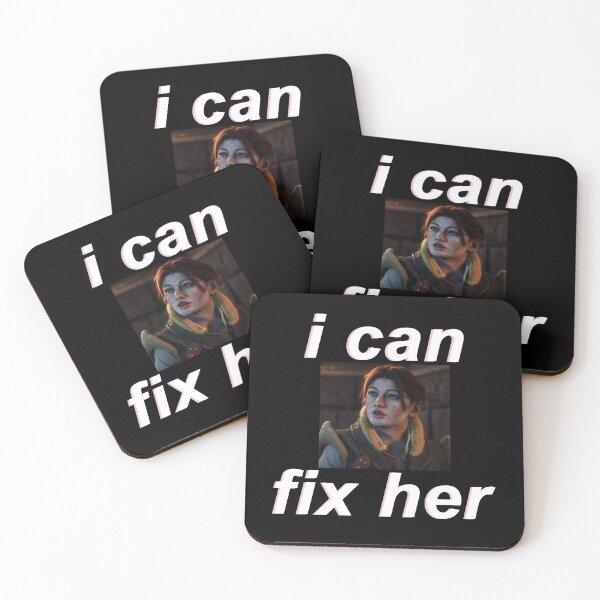 Item preview, (FOR DARK BACKGROUND) Harding "I can fix her" designed and sold by cybarchangel.