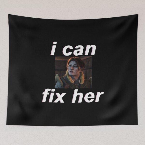 Item preview, (FOR DARK BACKGROUND) Harding "I can fix her" designed and sold by cybarchangel.