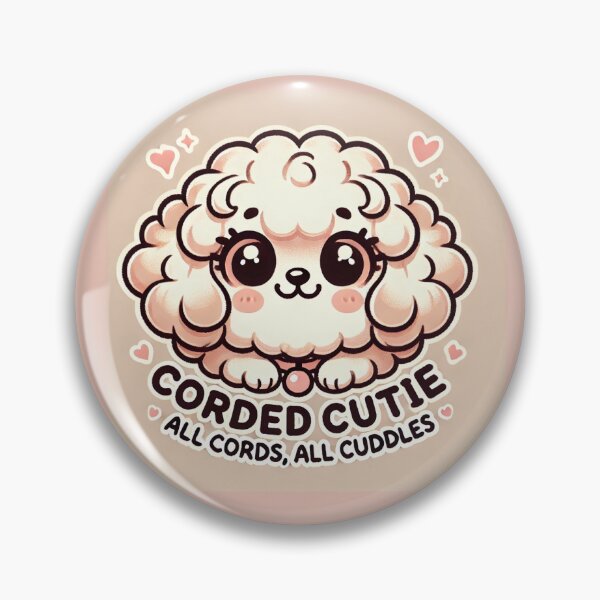 Item preview, Corded Cutie - Kawaii Puli Dog Illustration designed and sold by ANIARTONLINE.