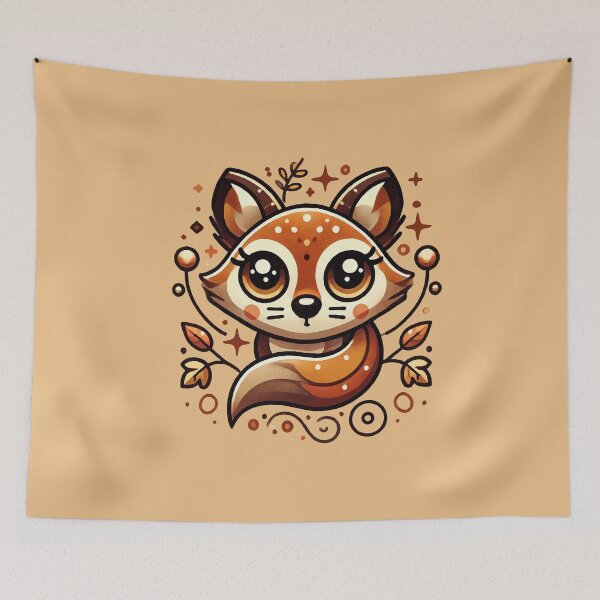 Item preview, Whimsical Autumnal Fox designed and sold by DeesDeesigns.