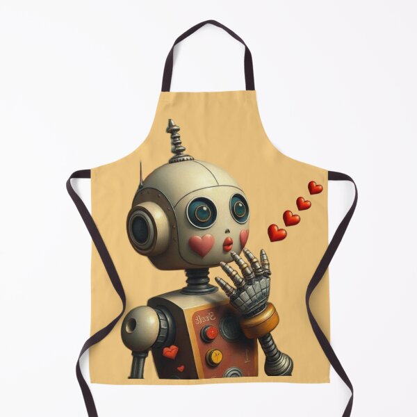 Aperçu de l'œuvre Un robot mignon qui envoie des bisous créée et vendue par cringe0015.