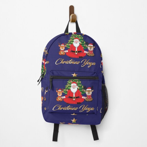 Item preview,  CHRISTMAS SANTA  AND CUTE DEERS IN YOGA CLASS designed and sold by Gihan-Design.