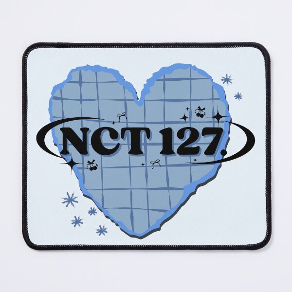 Item preview, NCT 127 K-Pop Blue Heart Scrapbook Design designed and sold by AJUNICE STUDIO.