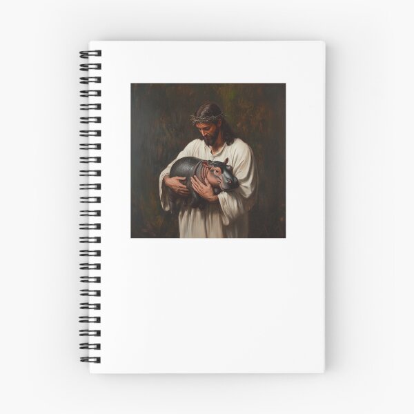 Item preview, Jesus and Moo Deng designed and sold by PalaceArt.