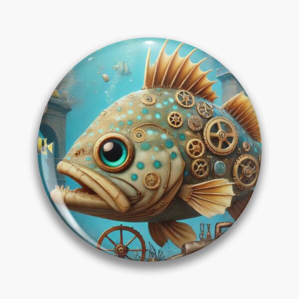 Item preview, Steampunk Goliath Grouper designed and sold by Sillytoe.