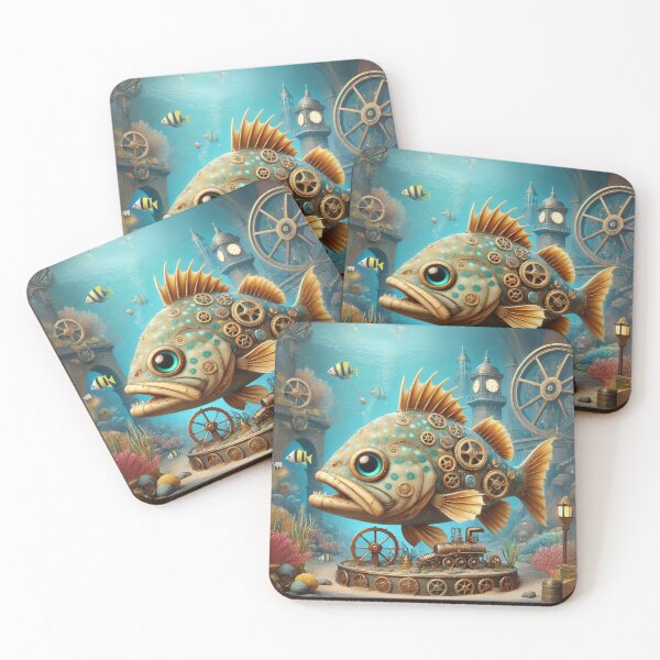 Item preview, Steampunk Goliath Grouper designed and sold by Sillytoe.