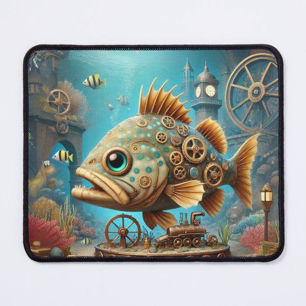 Item preview, Steampunk Goliath Grouper designed and sold by Sillytoe.