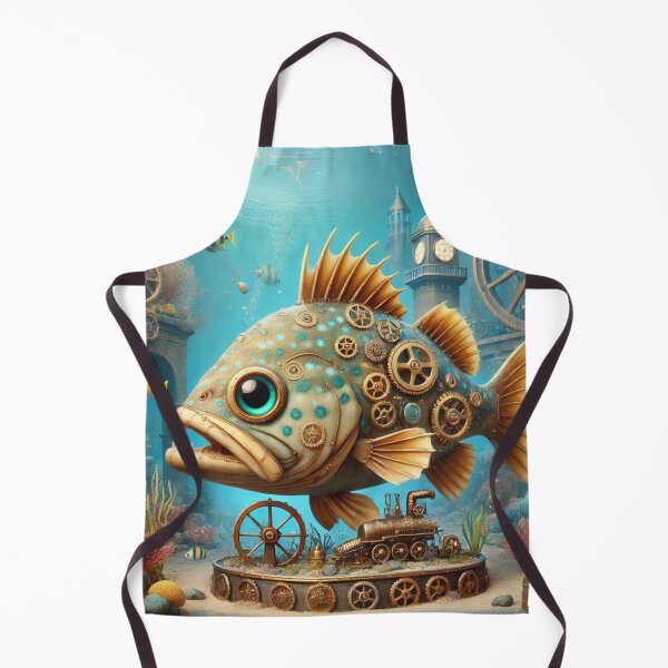 Item preview, Steampunk Goliath Grouper designed and sold by Sillytoe.