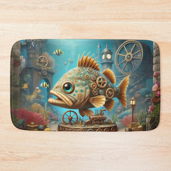 Item preview, Steampunk Goliath Grouper designed and sold by Sillytoe.