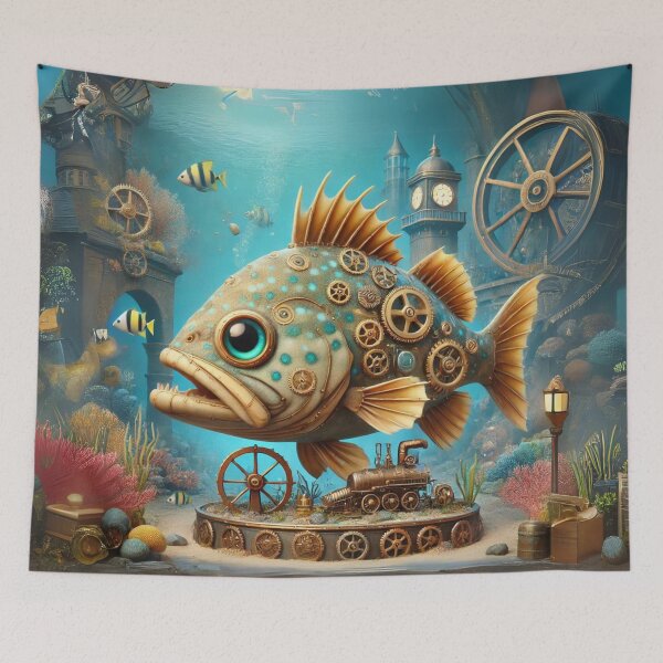 Item preview, Steampunk Goliath Grouper designed and sold by Sillytoe.