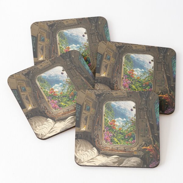 Item preview, Floral Haven in Orbit: A Glimpse of Earth from a Gardened Spacecraft designed and sold by oanaunciuleanu.