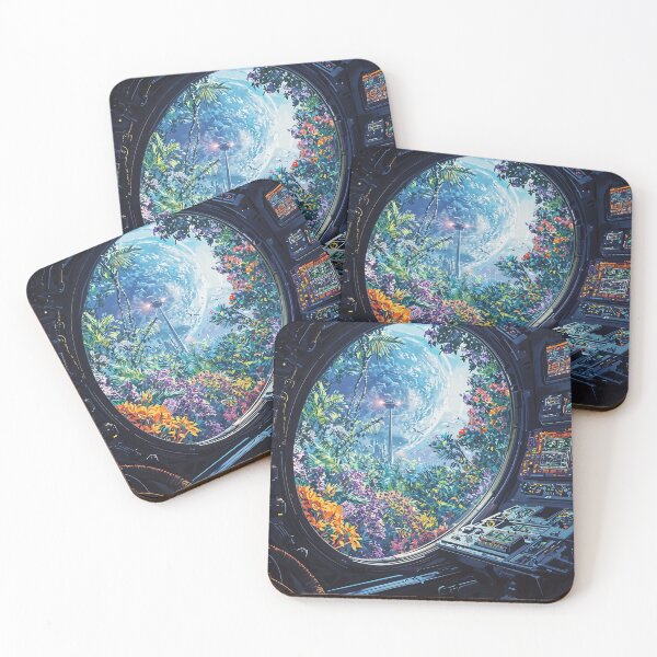 Item preview, Floral Haven in Orbit: A Glimpse of Earth from a Gardened Spacecraft designed and sold by oanaunciuleanu.