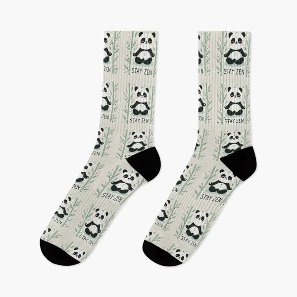 Item preview, Stay Zen - Peaceful Meditating Panda Illustration designed and sold by ANIARTONLINE.