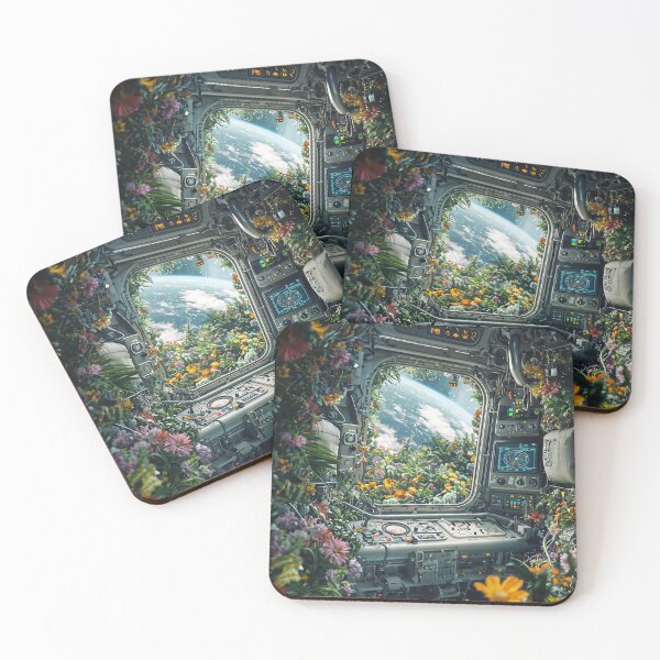 Item preview, Floral Haven in Orbit: A Glimpse of Earth from a Gardened Spacecraft designed and sold by oanaunciuleanu.