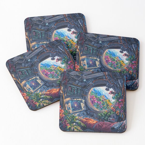 Item preview, Floral Haven in Orbit: A Glimpse of Earth from a Gardened Spacecraft designed and sold by oanaunciuleanu.