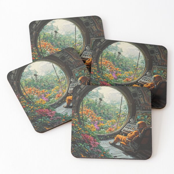 Item preview, Floral Haven in Orbit: A Glimpse of Earth from a Gardened Spacecraft designed and sold by oanaunciuleanu.