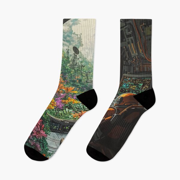 Item preview, Floral Haven in Orbit: A Glimpse of Earth from a Gardened Spacecraft designed and sold by oanaunciuleanu.