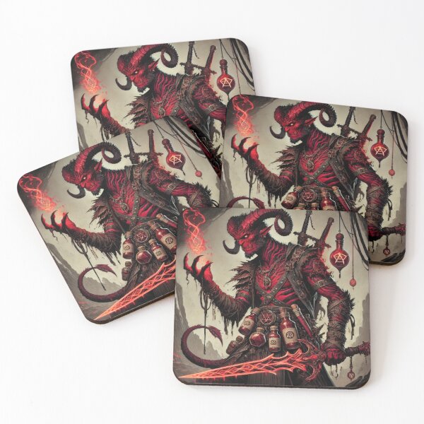 Item preview, Infernal Tiefling Mutant Blood Hunter designed and sold by Johnny MeatShield.