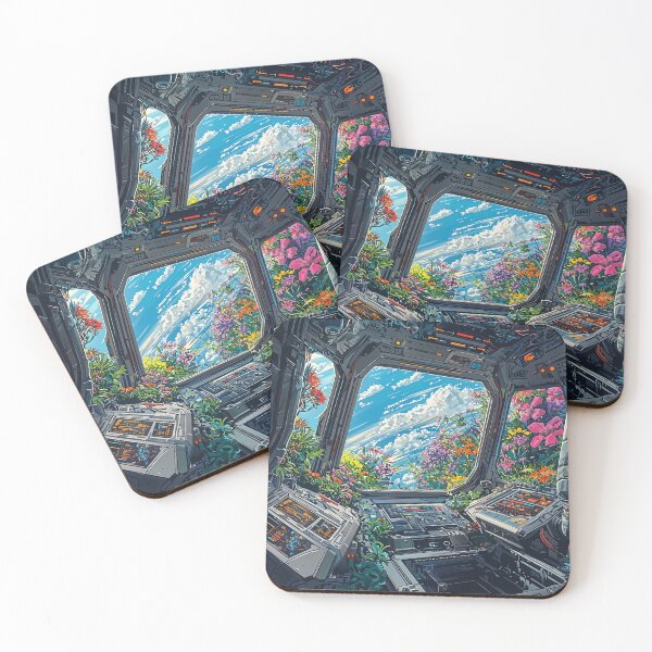 Item preview, Floral Haven in Orbit: A Glimpse of Earth from a Gardened Spacecraft designed and sold by oanaunciuleanu.