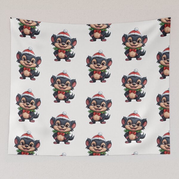 Item preview, Christmas Cartoon Tasmanian Devil designed and sold by Krieghorn.